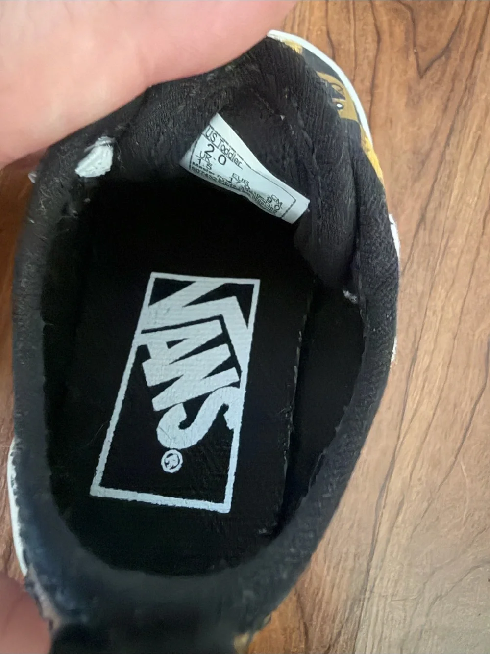Vans checkerboard upper